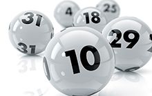 Administración de Loterías N.° 2 esferas de bingo